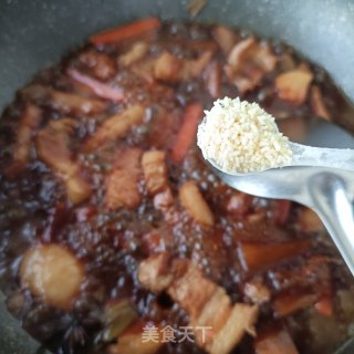 酸萝卜胡萝卜烧肉步骤14