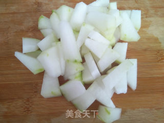 豆角烧冬瓜步骤1