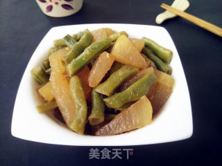 豆角烧冬瓜步骤8