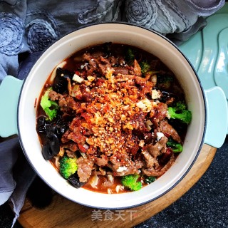 家常水煮牛肉步骤13