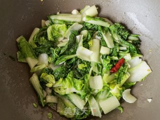 橄榄油炒小白菜步骤6