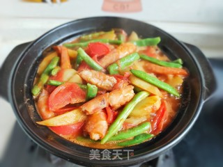 砂锅番茄土豆虾步骤14