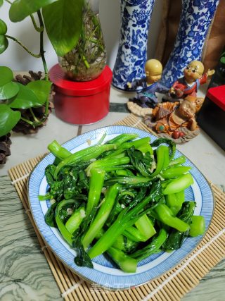 蒜蓉炒菜心步骤10