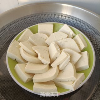肉末蒸老豆腐步骤1