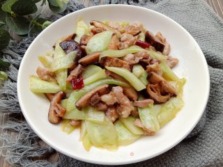 黄瓜香菇炒肉步骤10