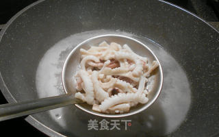 墨鱼炒兰豆步骤7
