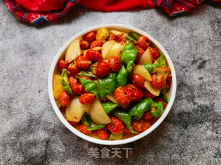 螺丝椒洋葱炒虾尾步骤16