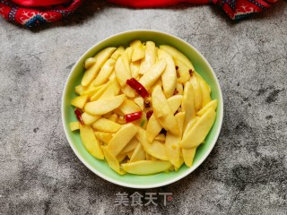 橄榄油炒茭白步骤9