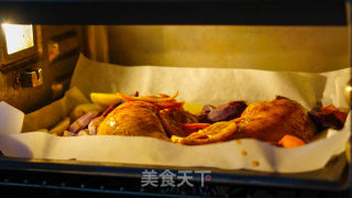 黑胡椒土豆烤鸡腿步骤5