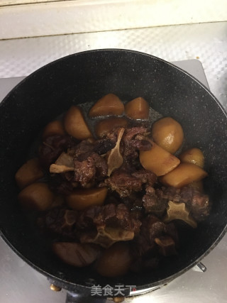 土豆炖牛尾步骤8