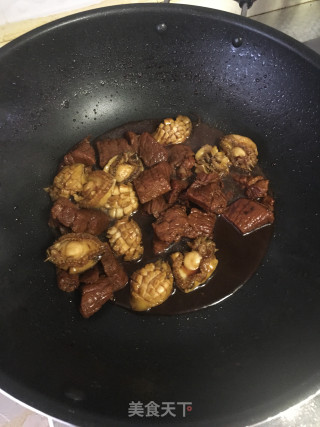 梅花肉烧鲍鱼步骤11