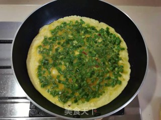 蒜苔煎蛋步骤8