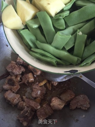 排骨焖东北扁豆步骤8