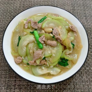 蒲瓜炒里脊肉步骤13