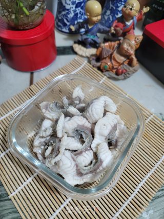 白灼鱼片步骤7