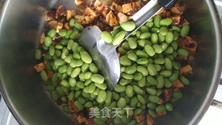 干煸虾蓉毛豆步骤4