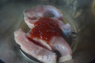 番茄酿青鱼步骤4
