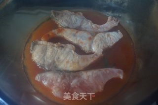 番茄酿青鱼步骤6