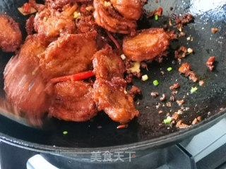 干煸藕夹步骤5