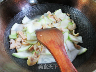 羊尾笋炒蒲瓜步骤10