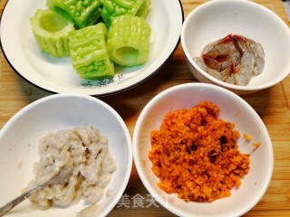《温暖的味道》同款～苦瓜酿虾滑步骤5