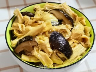 豆棍烧香菇步骤10