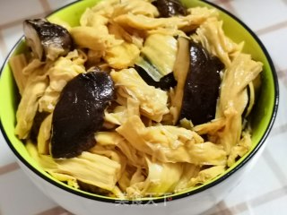豆棍烧香菇步骤11