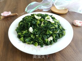 蒜香苦麻菜步骤5