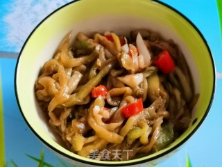 清炒白茄步骤10