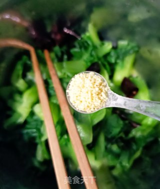 香辣鸡毛菜步骤12
