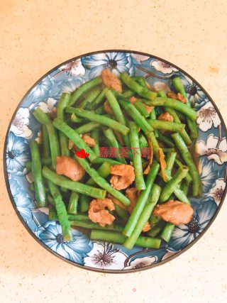 黄豆酱豆角炒猪肉步骤10