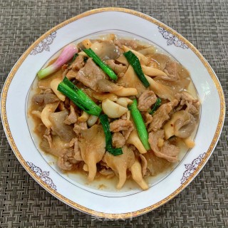 平菇炒肉片步骤12