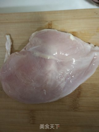 香煎鸡脯肉步骤1