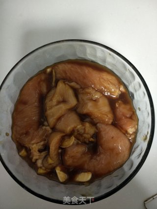 香煎鸡脯肉步骤5