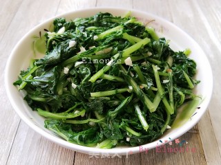 蒜蓉炒京水菜步骤7