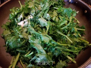 蒜蓉炒京水菜步骤5