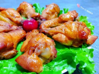 奥尔良烤鸡腿根#萌系美食#步骤12