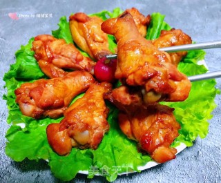 奥尔良烤鸡腿根#萌系美食#步骤13