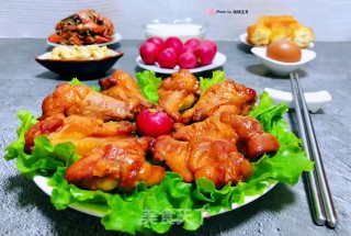 奥尔良烤鸡腿根#萌系美食#步骤15