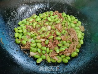 毛豆炒牛百叶步骤7