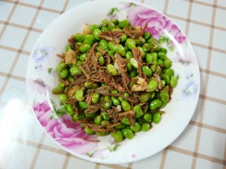 毛豆炒牛百叶步骤10