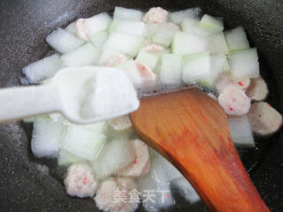 虾味球煮冬瓜步骤9