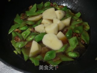 油豆角焖五花肉步骤7