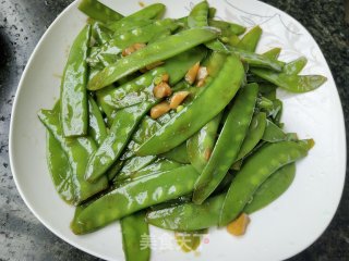 蚝油荷兰豆步骤6
