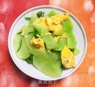 青椒莴苣炒鸡蛋步骤6