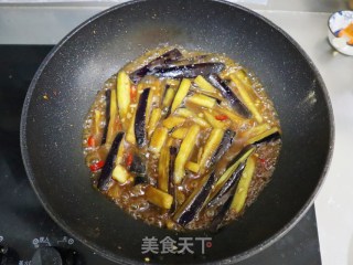 家常菜酱烧茄条❗️酱香茄子，开胃下饭步骤11