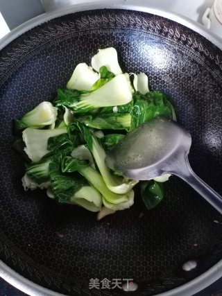 蒜蓉上海青步骤5