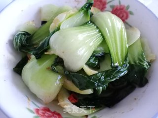 蒜蓉上海青步骤8