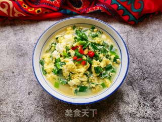 韭菜水烘鸡蛋步骤14