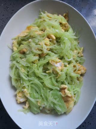 莴笋丝炒鸡蛋步骤6